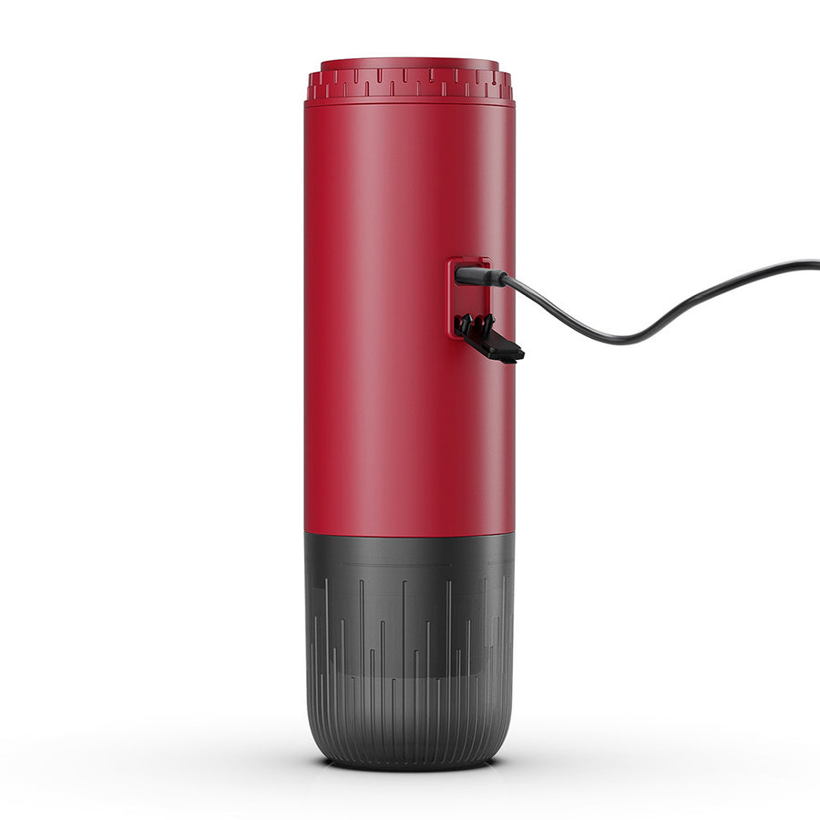 Portable capsule coffee machine